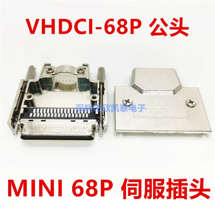 Đầu cắm động cơ servo VHDCI-68P MINI SCSI-68P đầu nối nhỏ 68 dây hàn