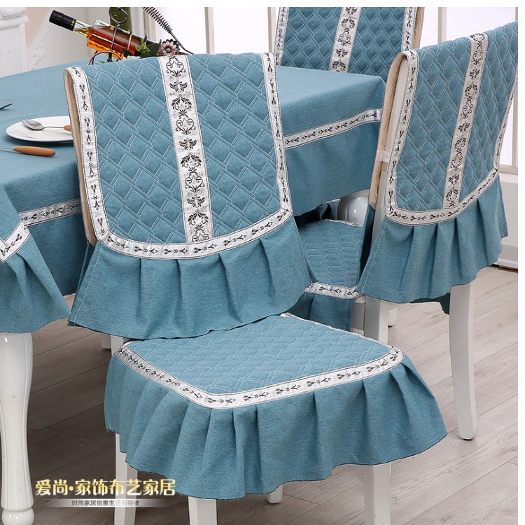 Bảng vải ghế bao gồm ghế đệm phù hợp với áo khoác che nhà cà phê bảng vải tối giản hiện đại kiểu Trung Quốc ghế chỗ ngồi bao gồm gói - Khăn trải bàn khăn trải bàn ăn cao cấp