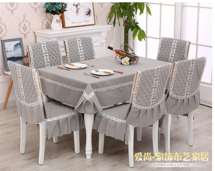 Bảng vải ghế bao gồm ghế đệm phù hợp với áo khoác che nhà cà phê bảng vải tối giản hiện đại kiểu Trung Quốc ghế chỗ ngồi bao gồm gói - Khăn trải bàn khăn trải bàn ăn cao cấp