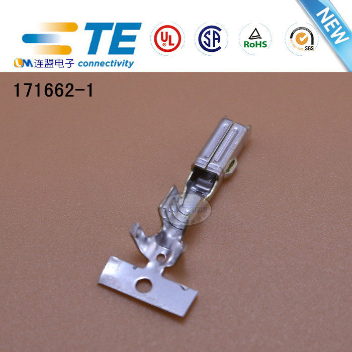 TE Taco AMP Original plant 171662-1 terminals Import connector Small black clamp connector