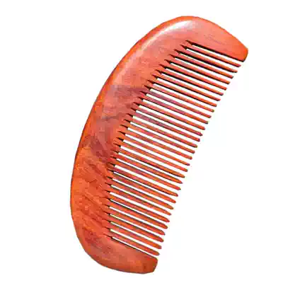 Gift for women mahogany comb red sandalwood comb household comb short hair comb handmade solid wood anti-static