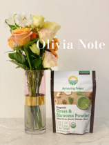 Spot USA Amazing Grass Wheat Grass Mushroom Powder with Ganoderma Lucidum Cordyceps contains Minerals 150g