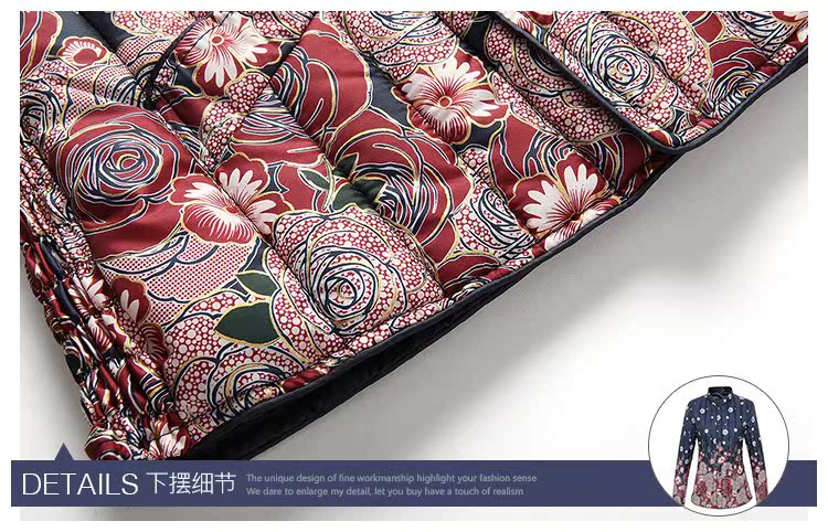 Phụ nữ mùa thu và mùa đông mới trung niên trở lên kích thước lớn xuống bông pad nhỏ áo khoác bông nhẹ áo khoác lót cổ áo khoác ngắn áo kiểu u50