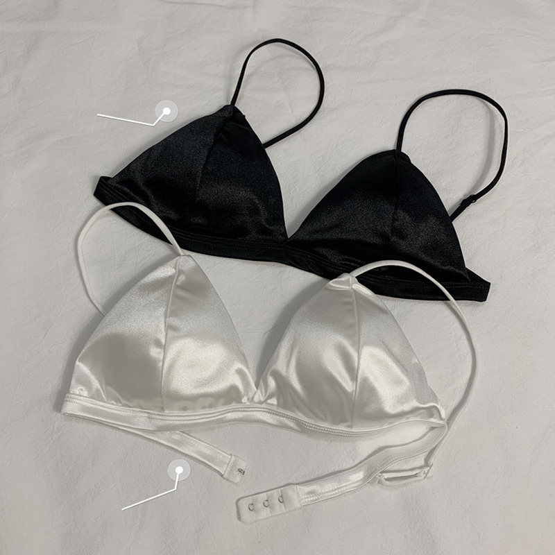 Pure desire lingerie women's small breasts to woo the new thin style no steel ring wrapped chest sexy student girl beauty back bra