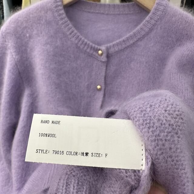 2025 Autumn/Winter Round Neck Wool Knit Cardigan for Women, Loose Slimming Sweater Coat, Outerwear, Base Layer, Trendy Women's Fashion