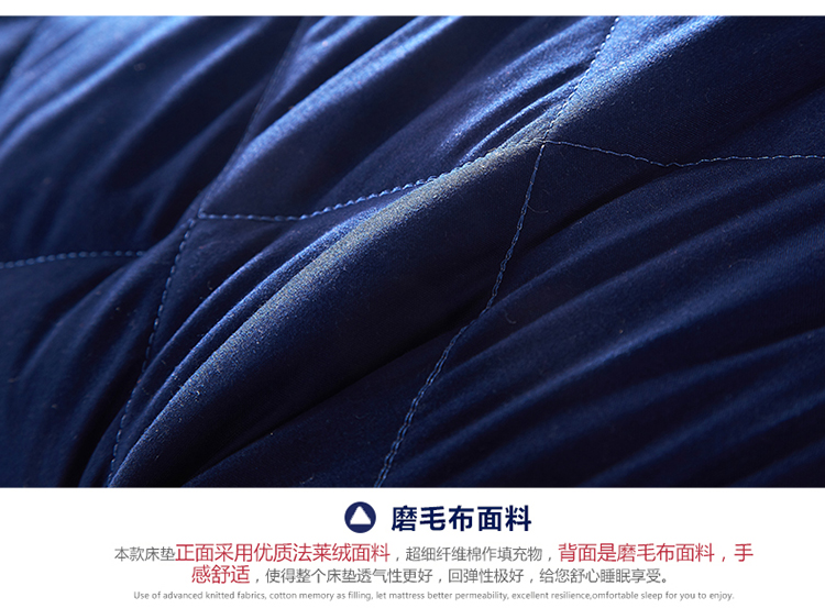 flannel thể tháo rời và có thể rửa được nệm dày tatami nệm custom-made 0.9m1.2m1.5m1.8m2m tùy chỉnh - Nệm nệm 1 người