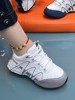 Genuine Leather Versatile Fashion Casual Shoes 2025 New Mesh Breathable Dad Shoes Women's Shoes Soft Sole Versatile Travel Shoes