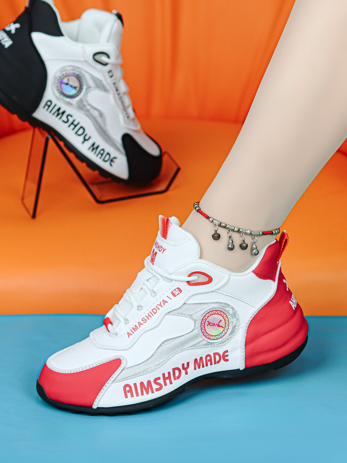 Genuine Leather Women's Shoes 2025 Autumn New Fashion Versatile Soft-Soled Sports Casual Shoes Lightweight Comfortable Popular Dad Shoes