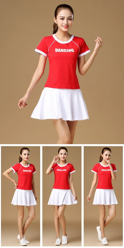 Yang Liping Chunying Square Dance Dance Dance Set Cotton Ghost Dance Team Cheerlead Thể dục nhịp điệu Trang phục - Khiêu vũ / Thể dục nhịp điệu / Thể dục dụng cụ