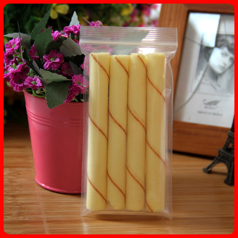 8 * 16cm * 20 silk thickened self-proclaimed bag PE food glasses mobile phone sealing mouth plastic bag 100 only