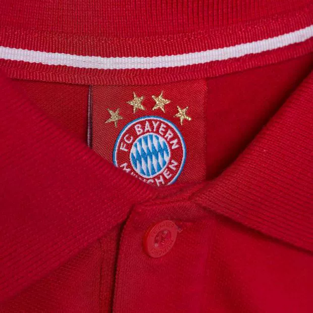 22829 【居】 Bayern Munich. Loạt nam. Áo thun cotton màu đỏ (chính thức xác thực) - Áo polo thể thao