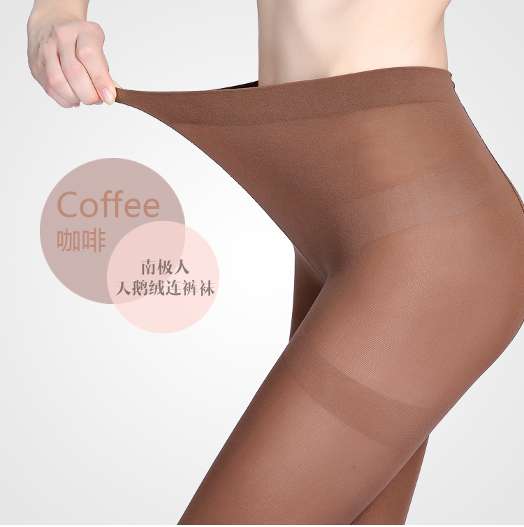 Người Nam Cực vớ vớ chống móc lụa mùa xuân và mùa thu dày xà cạp đen vớ mùa thu và mùa đông ống dài một mảnh quan tat nu