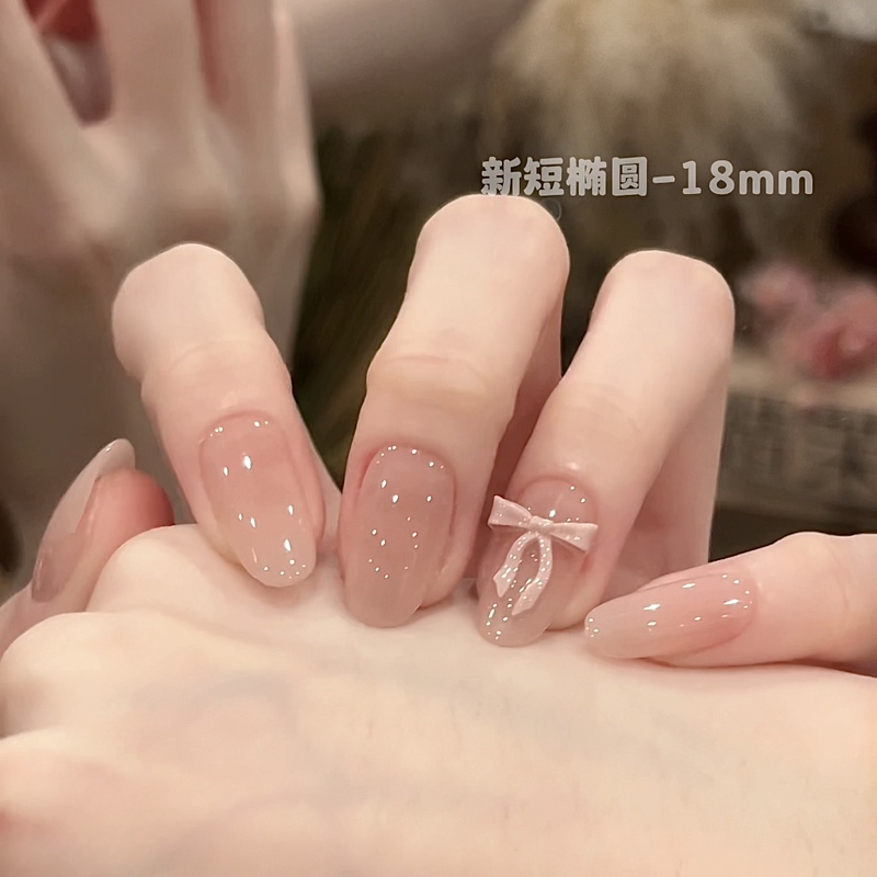 Mozai Original [Prayer of a Maiden] Handmade Wearable Nails Short Style Manicure New High-End Elegant Manicure 0027
