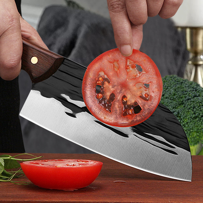 Commercial kitchen knife Chef's special Chinese slicing knife Stainless Steel ultra-fast sharp meat cleaver forged old-fashioned kitchen knife