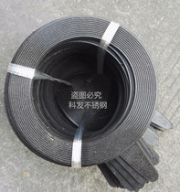High-quality thickened flange rubber gasket oil-resistant sealing ring valve flat pad black rubber pad DN50 80 100 150