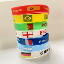 2021 football European Cup small gift Copa America fans memorabilia German French national flag bracelet