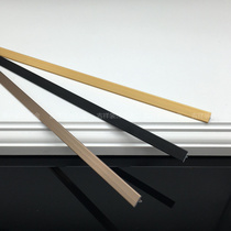  Aluminum alloy T-shaped strip pressure line New Chinese door panel inlay caulking strip Background wall tile decoration split line