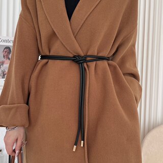 High-End Dress Belt for Women, Decorative Accessory for Trench Coats, Sweaters, and Coats, 2025 New Fashion Versatile Knotted Waistband