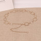 Square Metal Waist Chain, Chanel-Style Accessory, High-End Dress, Sweater, 2025 New Trendy Belt for Women Decoration