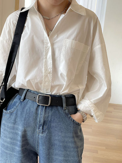 High-End Black Genuine Leather Women's Belt for Jeans, 2025 New Fashion Belt, Versatile Women's Belt