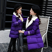 Special pro-sub-dress female clothing foreign gas 2020 new wave mesh red cotton clothing thickened warm winter fashion