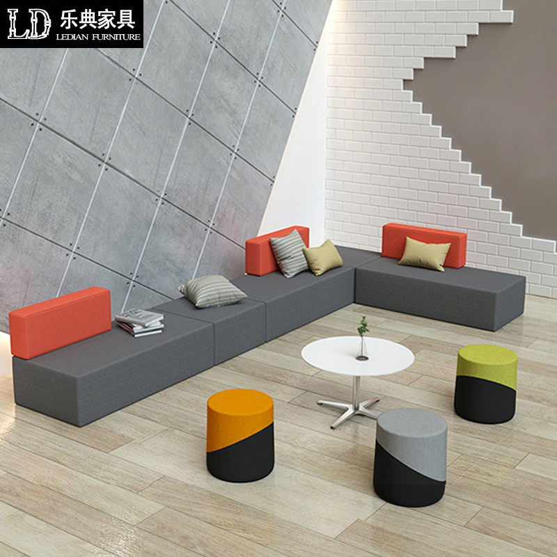 Early Teaching Training Center Reception to discuss sofa tea couple combination office Members Creative Alien Modern