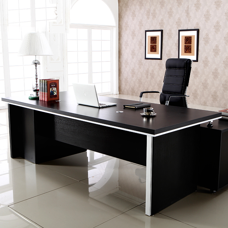 Office Furniture Boss Desk Executive Desk Simple Modern Supervisor Desk Manager Desk Chair President Office Desk Chair Cabinet Combination