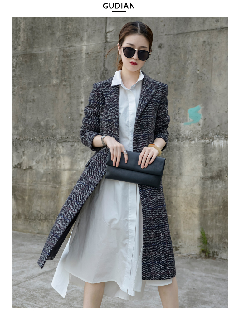 Áo sơ mi nữ tay dài 2018 xuân mới phong cách dài phần phiên bản Hàn Quốc bên hông xẻ tà váy cotton trắng hoang dã quần áo công sở nữ