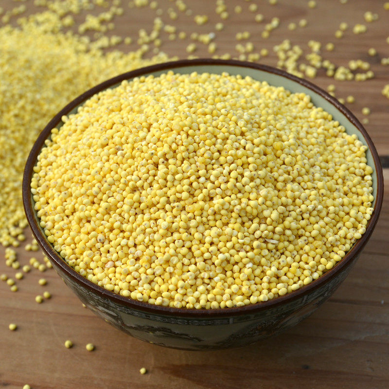 Sister and brother farm store new large-grain yellow rice sticky yellow rice sticky yellow rice glutinous millet grains 500g