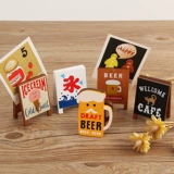 Новый продукт творческий японский стиль Zakka деревянная визитная карточка клип кофейня для пивной комнаты -папка кукол с отложениями -