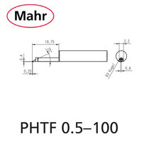 Marr roughness meter PHTF 0 5-100 (for tooth surface measurement) probe 6111522