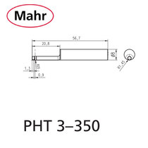 Malar roughness meter PS1 M300 M300C needle PHT3-350 order number 6111521