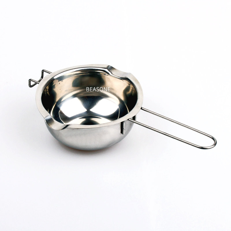 German original single baking small hot pot cream chocolate water heating bowl milk pot stainless steel 400ml