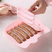HELLO KITTY baby sausage silicone mold can be steamed meat sausage baby supplement KT card