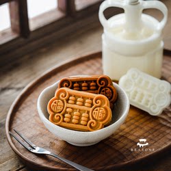 Abacus Mooncake Mold Chinese 스타일을 압박하는 손을 압박합니다