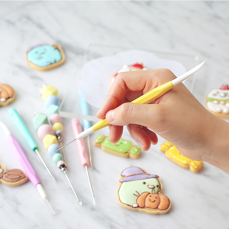 Frosting Cookie Venting Pin Fondant Tool Tracing Marker Painting Frosting Cookie Tool
