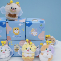 mewji inexplicable original kitty cat blind box plush paparazzi cute MINI little miep girl heart brooch pendant 6