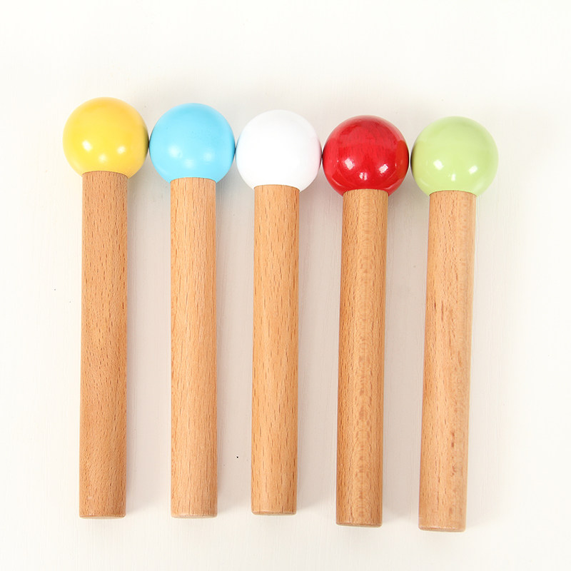 Colored matchstick round hole hole plate accessories kindergarten wall shelf wooden stick wooden shelf laminate customization