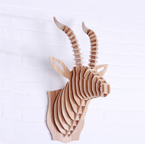 North ran sheep head wall decorations European wall decoration creative TV Wall home hanging decoration Wall living room