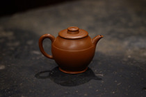 In the early 90 years Taiwan ordered purple sand teapot Kung Fu tea skit Zhu mud old material Qing small wheel bead pot