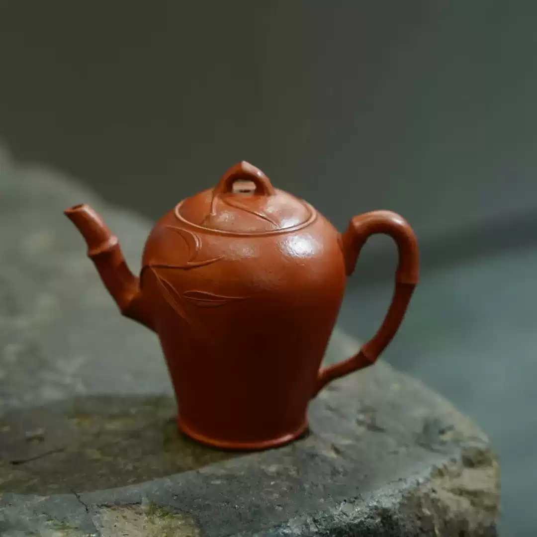 古器物晚清紫砂上釉葛明祥造花瓶少见宜钧釉重器一善馆藏画缸花器