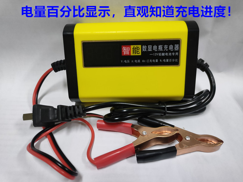 Charger 12V intelligent number of lithium lead acid electric dry water battery Youxin motorcycle 2A car 6A