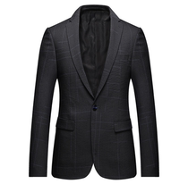 Business jacket suit jacket men loose professional attire work plus fat increase high-end suit beer belly