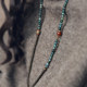 ຕົ້ນສະບັບ retro agate aquatic ຕະຫຼອດ bead ສາຍແຂນຫຼາຍຊັ້ນສໍາລັບແມ່ຍິງປະສົມກັບ beads ທອງແດງເປັນສ່ວນບຸກຄົນ bracelet ວັນນະຄະດີຊົນເຜົ່າຂອງເຄື່ອງປະດັບມື