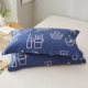 Gối bông với 100% cotton in gối dành cho người lớn gối đơn dành cho học sinh 48x74cm