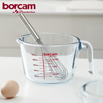 Measuring Cup Pasparqi imported household with scale handle high temperature resistant large-capacity glass baking measuring cylinder 1000ml