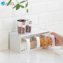 Seasoning box Japan asvel kitchen household salt jar seasoning bottle seasoning bottle seasoning bottle sealed moisture proof seasoning box seasoning jar