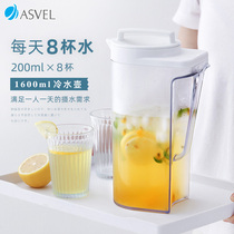 Cold kettle Japan asvel high temperature resistant large capacity cold water cup ice kettle Japanese household Open Kettle cold kettle