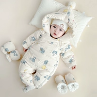 Детский зимний пуховик для выхода на улицу подходит для мужчин и женщин для девочек для новорожденных для раннего возраста, увеличенная толщина