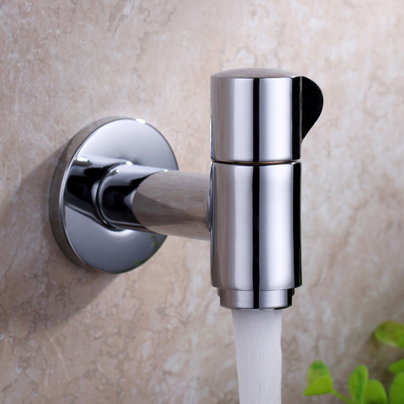 AZOS ordinary mop pool faucet washing machine faucet full copper balcony quick opening single cold water faucet nozzle lengthening